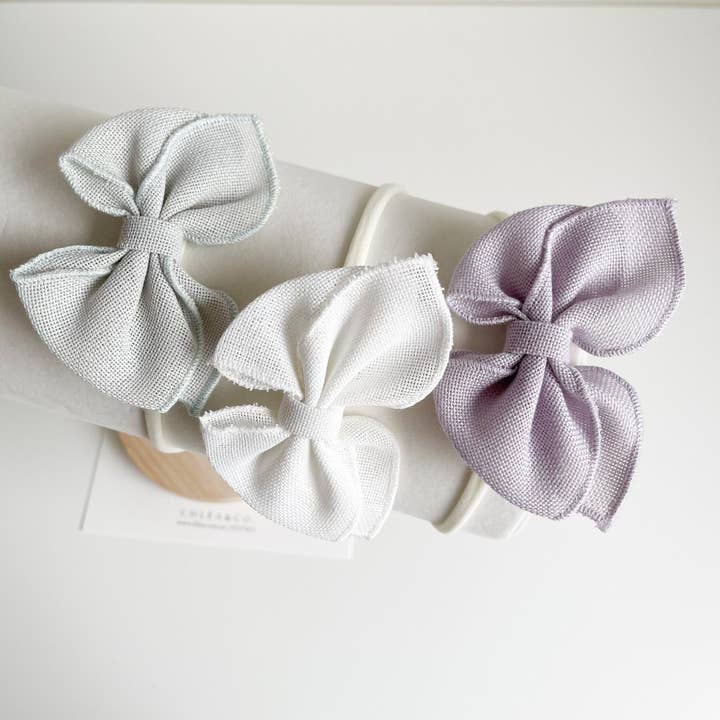 Olenna Bow Headband for wholesale by Chlea & Co.