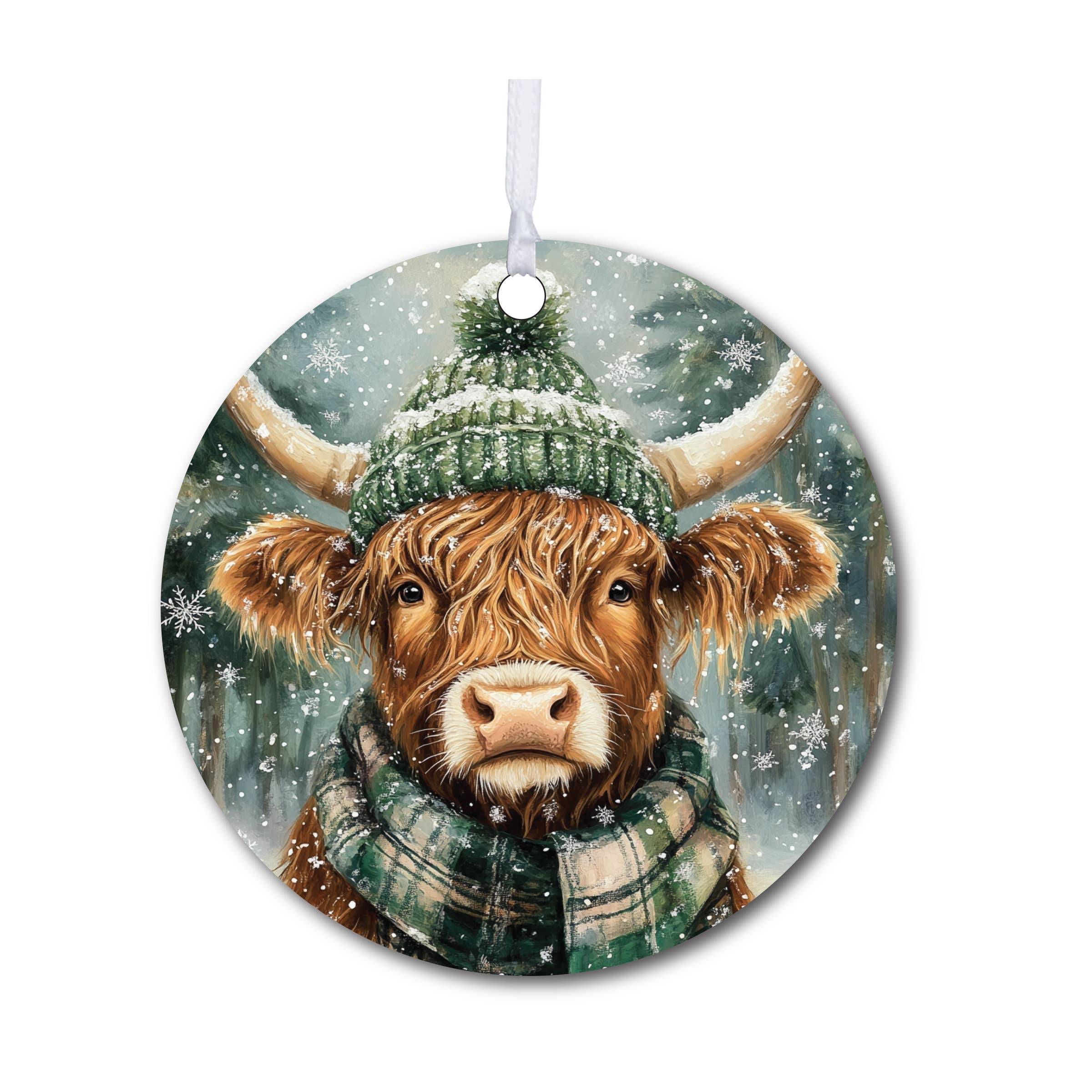 LifeSong Milestones - Wholesale Ornament - Highland Cow Christmas Gifts  2025 Tree Ornament Decor0