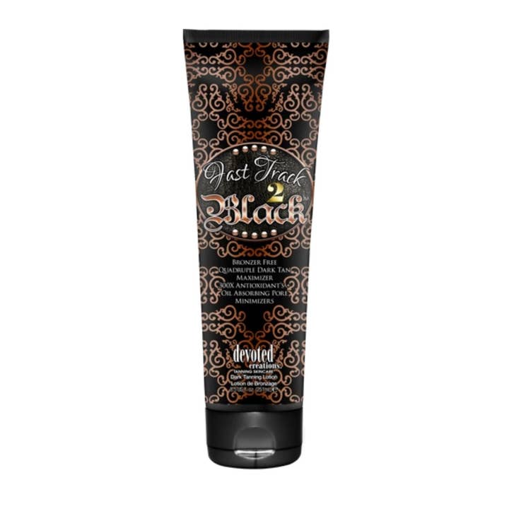 Devoted Creations Fast Track 2 Black Tanning Lotion for engroshandel hos MEGATAN