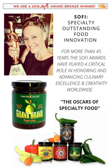 JENKINS JELLIES - Vendita all'ingrosso Marmellata/Gelatina - 5 oz Guava Brava Pepper Jelly1