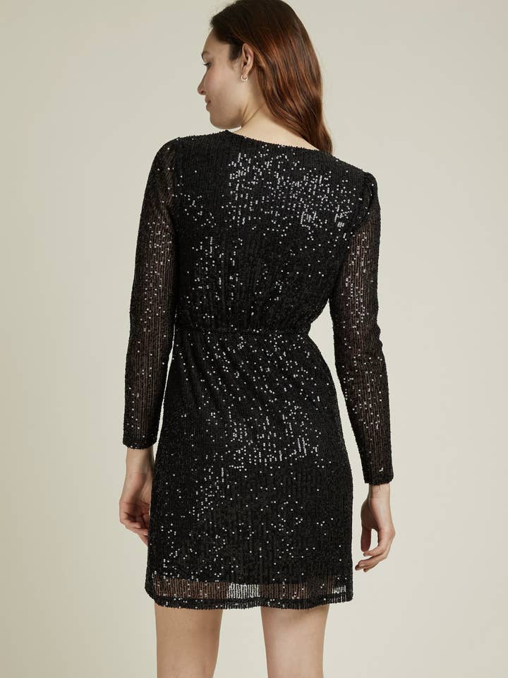 UNRIPE FEVER - Sequin short dress for wholesale on Faire2