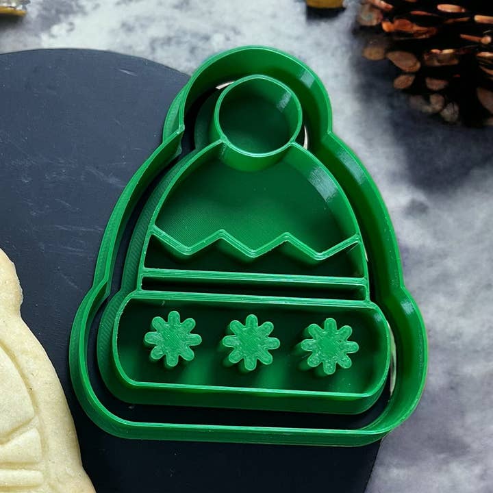 Winter Hat Cookie Cutter – Christmas – Winter Hat Cookie Cutter for wholesale by Uniberry 3D