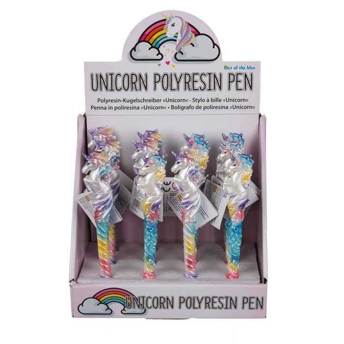 Out of the blue KG - Wholesale Pen - Polyresin pen, Unicorn,3