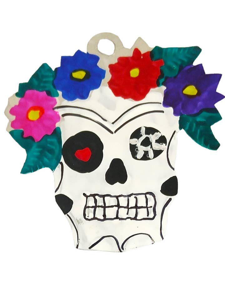 Tin Day of the Dead Catrin for wholesale by Sedona Spirit