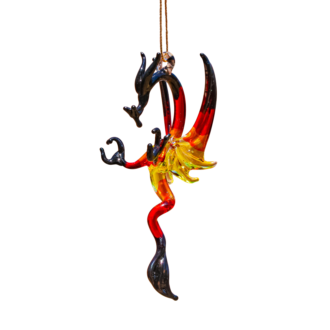 Colores surtidos Adorno de Dragón de Vidrio Soplado - Decoración Hecha a Mano de venta al por mayor en Faire0