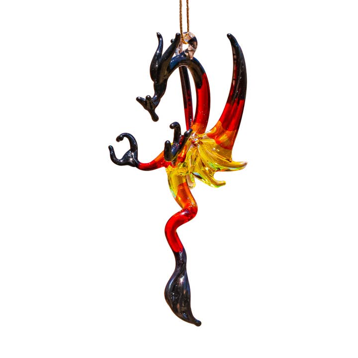 Colores surtidos Adorno de Dragón de Vidrio Soplado - Decoración Hecha a Mano de venta al por mayor en Faire0