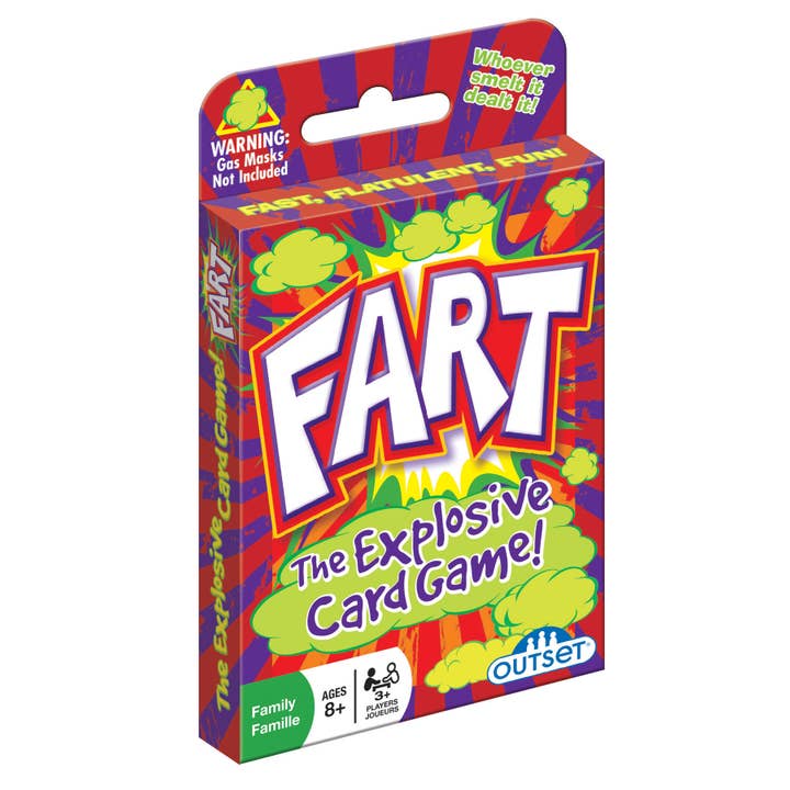 Outset Games and Cobble Hill Puzzles - Wholesale Card Game - 💨 Fart Card Game – Compact Edition! 🤣🎴