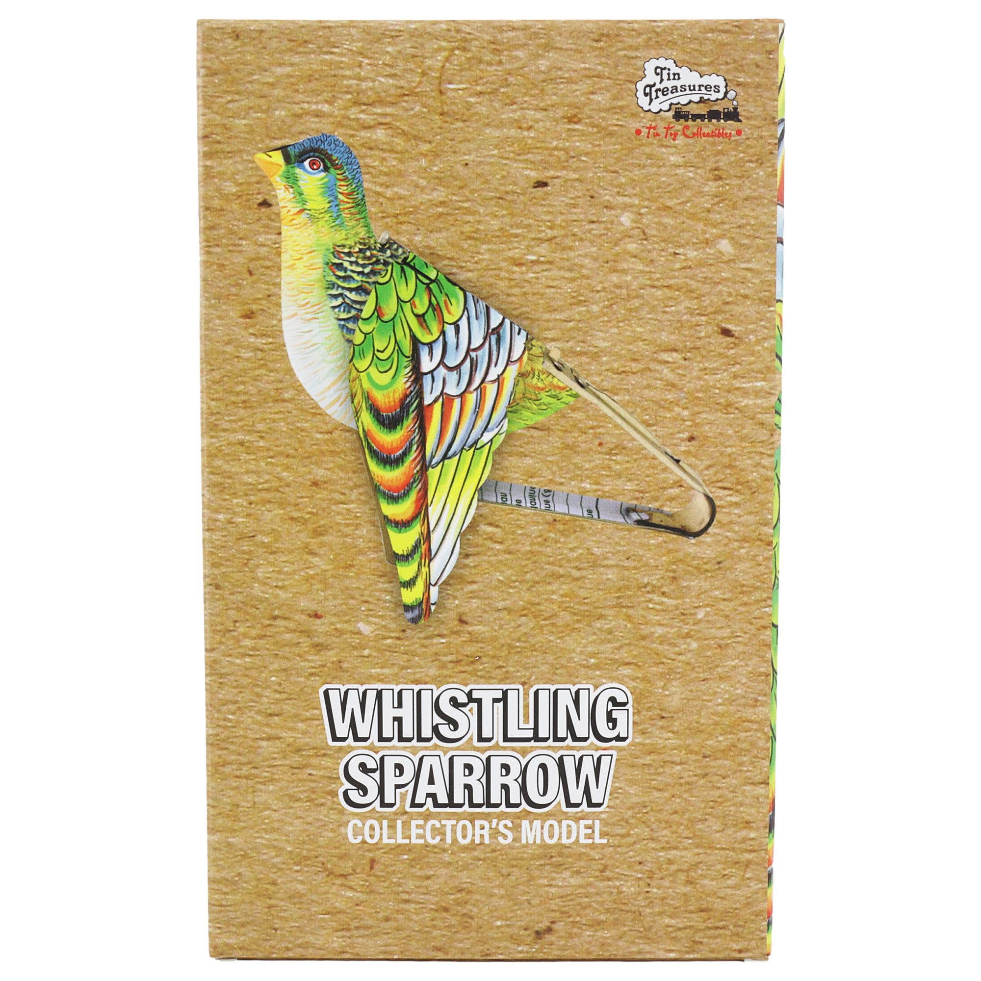 Tribal Trade GmbH - Wholesale Decorative Figurine - Tin toy bird whistling sparrow tin bird 013
