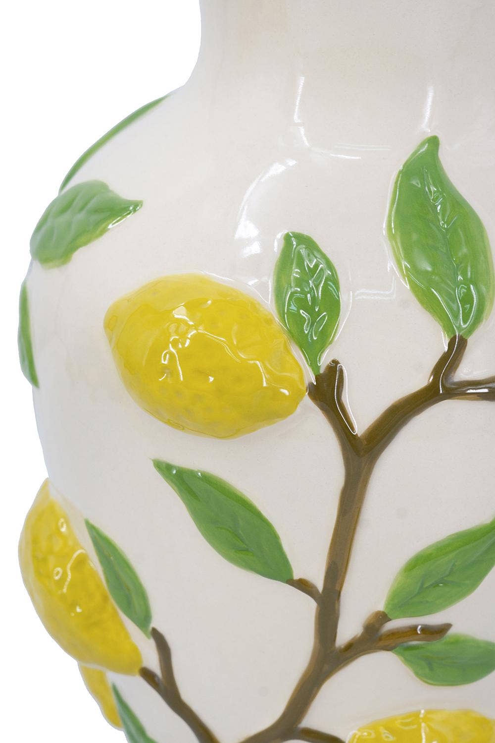 A&B Home Group Inc. - Wholesale Vase - 9x9x12.5" Lemon Vase 2EA/CTN2