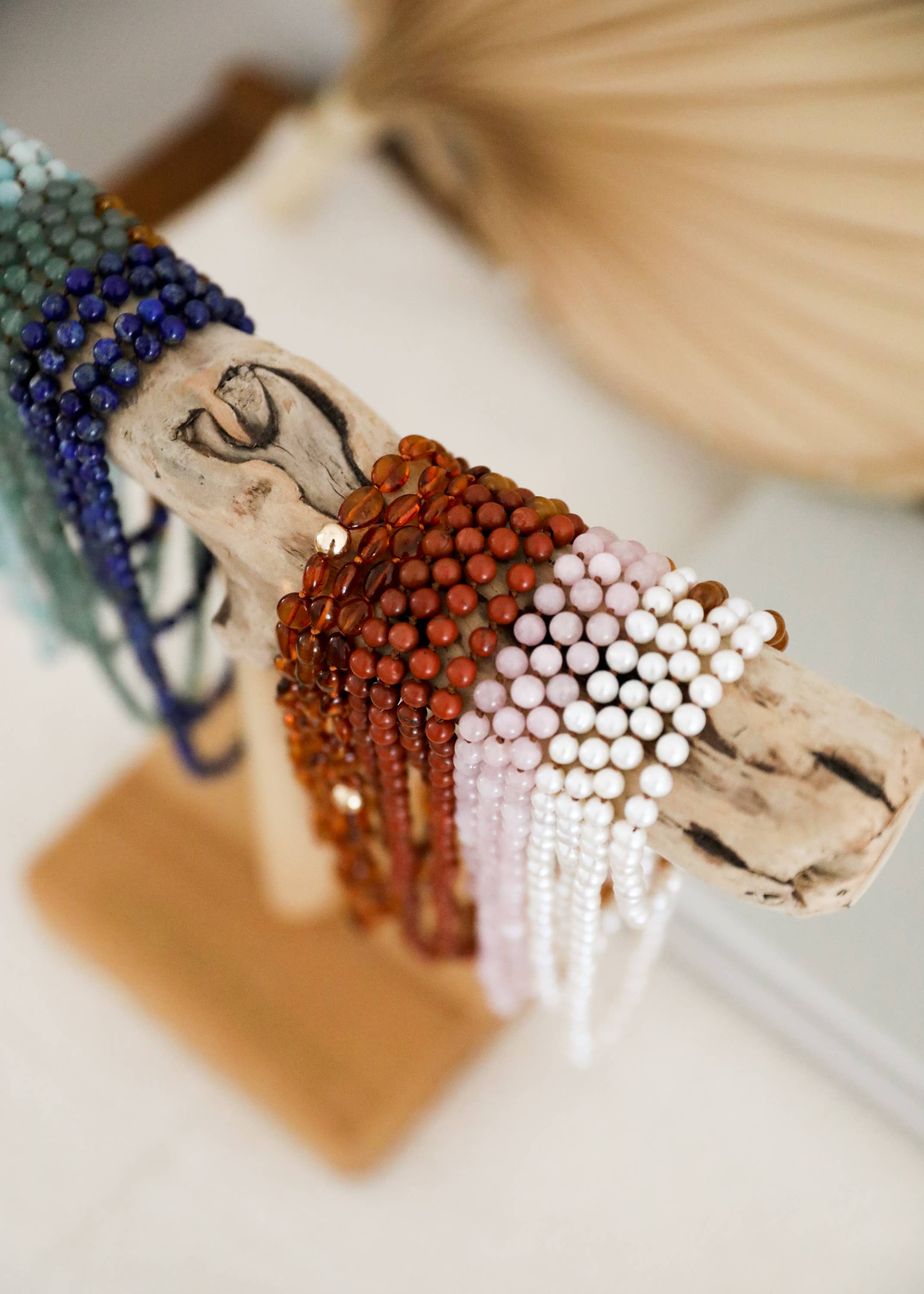 CanyonLeaf - Vendita all'ingrosso Collane di perline/perle - Collana con pietre preziose pure e quarzo rosa a perline4