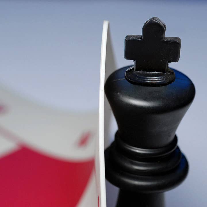 Wood Expressions - Wholesale Board Game - WE Games Ultimate Compact Tournament Chess Set with Silicone Chess Board - Heavy Weighted Pieces8