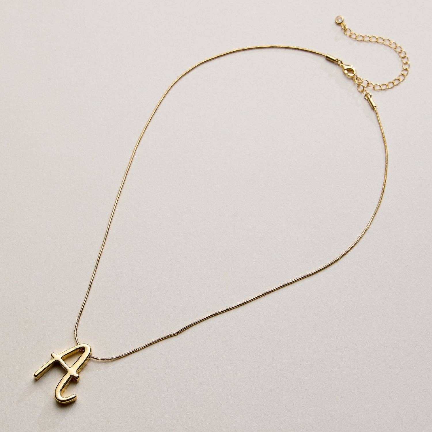 Frem - Wholesale Pendant/Charm Necklace - A Set of 16 Letters Gold Dipped Necklace – Gold & Silver Alphabet Charm Jewelry3