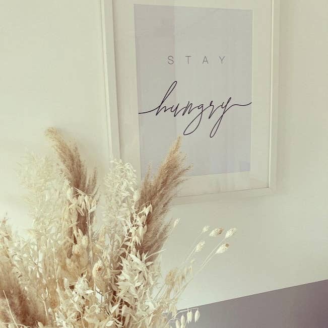 Décoration murale simple Stay Hungry Kitchen pour la vente par WinsterCreations™