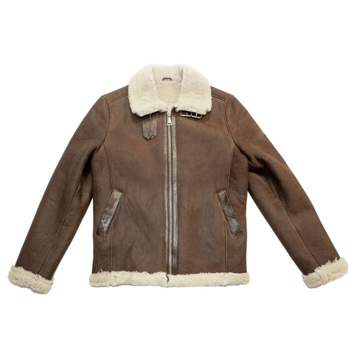 Shearling Leather Jacket for wholesale by The Lud