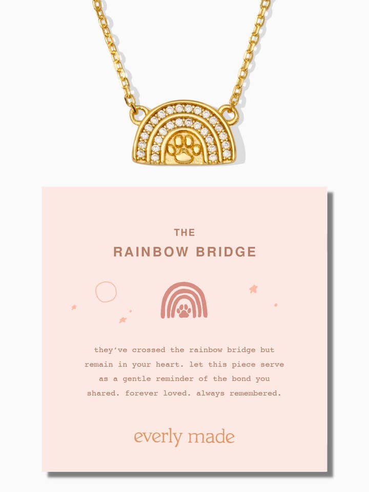 Collar Rainbow Bridge - Pet Loss para venta al por mayor de Everly Made