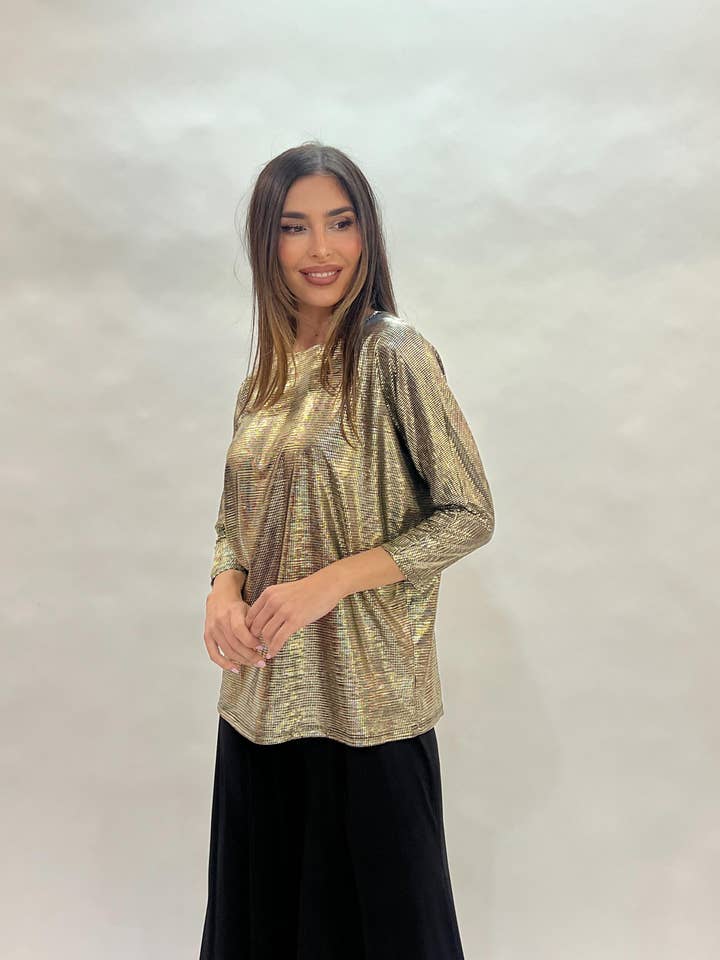 Round Neck T-Shirt with Long Sleeves for Events for wholesale by Julie d orleac