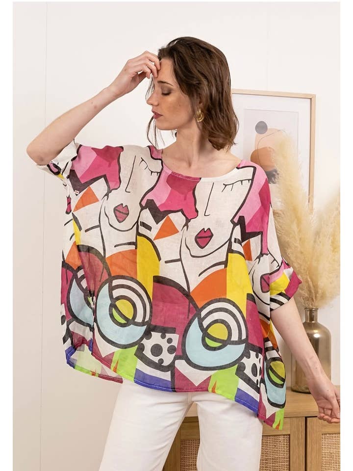 LINEN & COTTON HOUSE – wholesale Tunic – Women’s – LALA 5938 LINEN TUNIC1