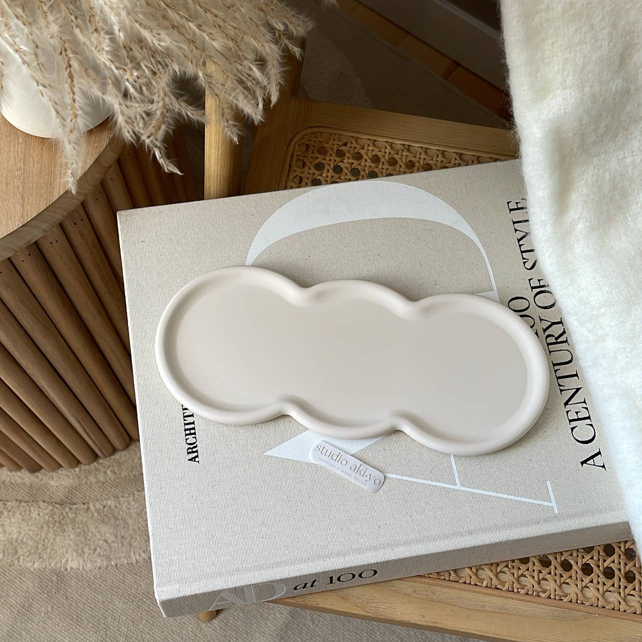 Studio Akiyo - Wholesale Jewelry Dish - Large Wavy Trinket Tray | Tabletop Decor | Decorative Tray2