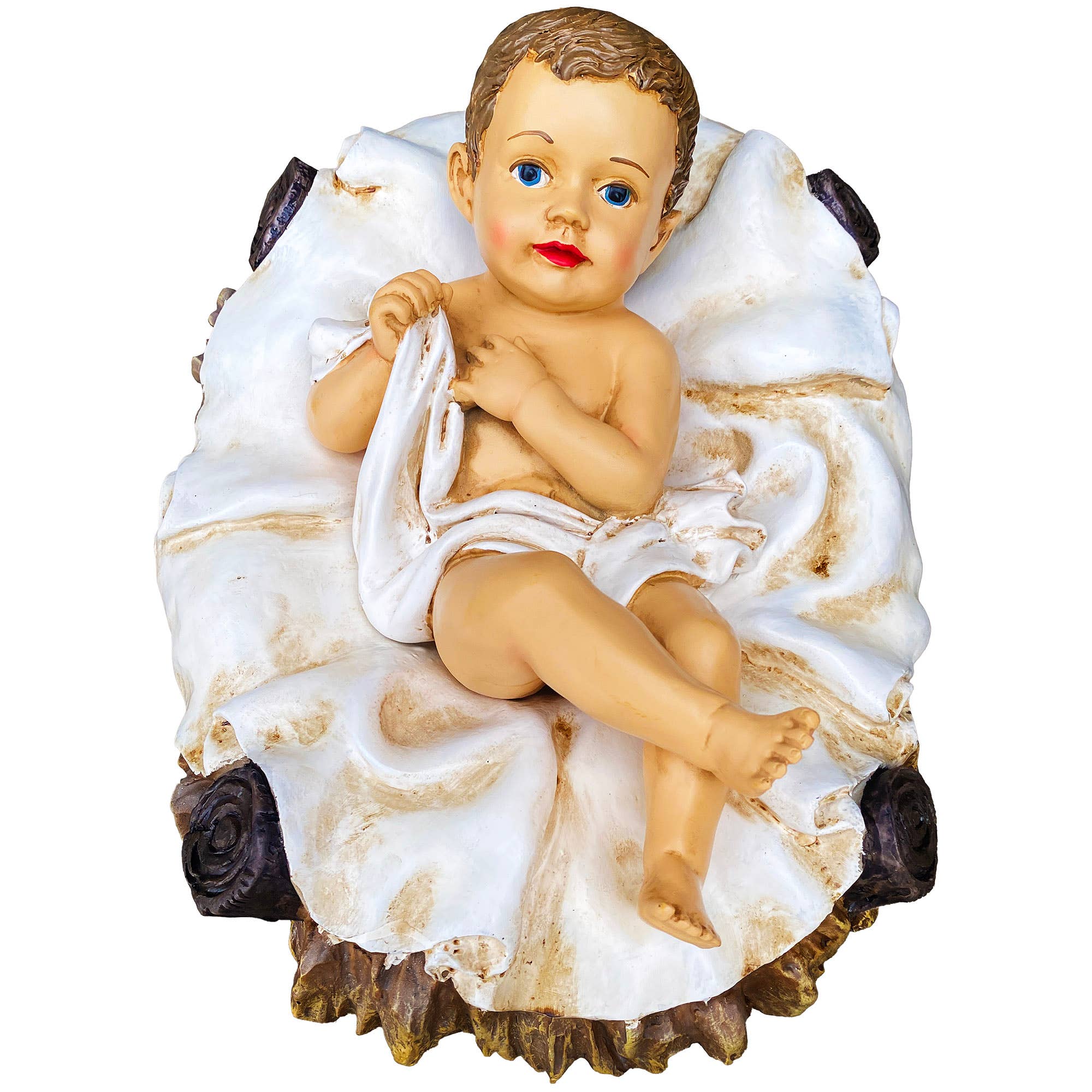 Santa’s Workshop Inc. - Wholesale Nativity Scene Decor - 12 Piece Outdoor Nativity Set with Solid Wood Creche9