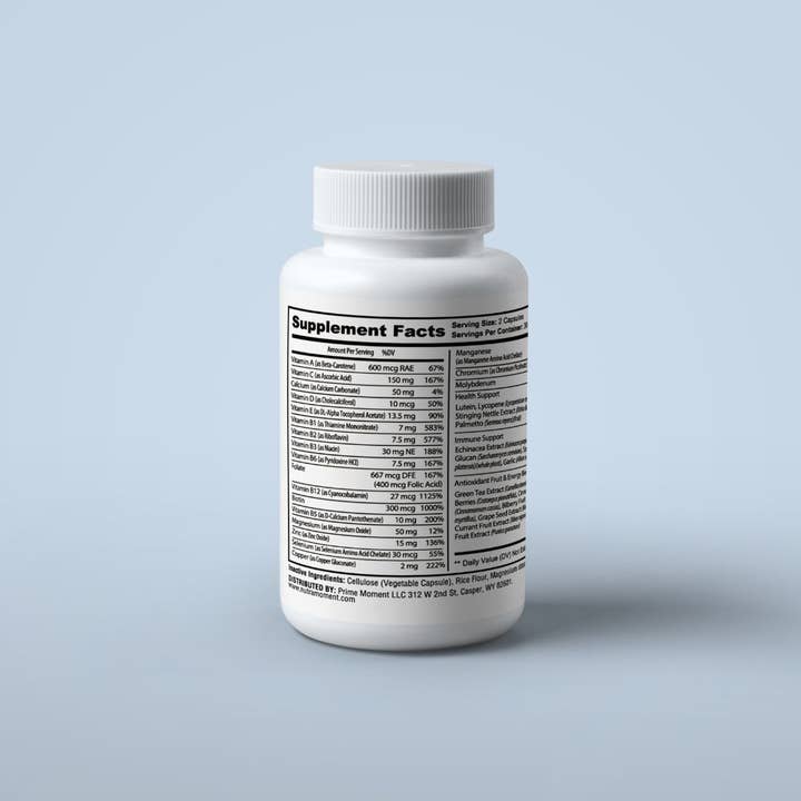 Nutra Moment - Wholesale Oral Supplement/Vitamin - Complete Multivitamins For Men1