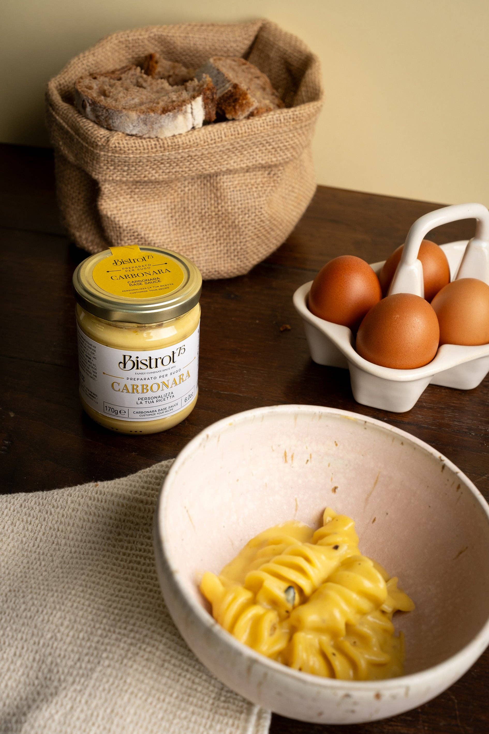 TartufLanghe - Wholesale Pasta Sauce - Authentic Italian Carbonara Base – 5.99 oz1