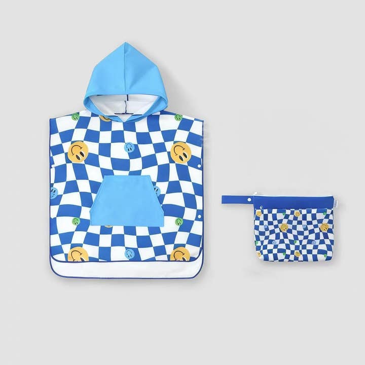 【New Edition】Sand Free Kids Hooded Towel - Smiley Face for wholesale by LESIMO