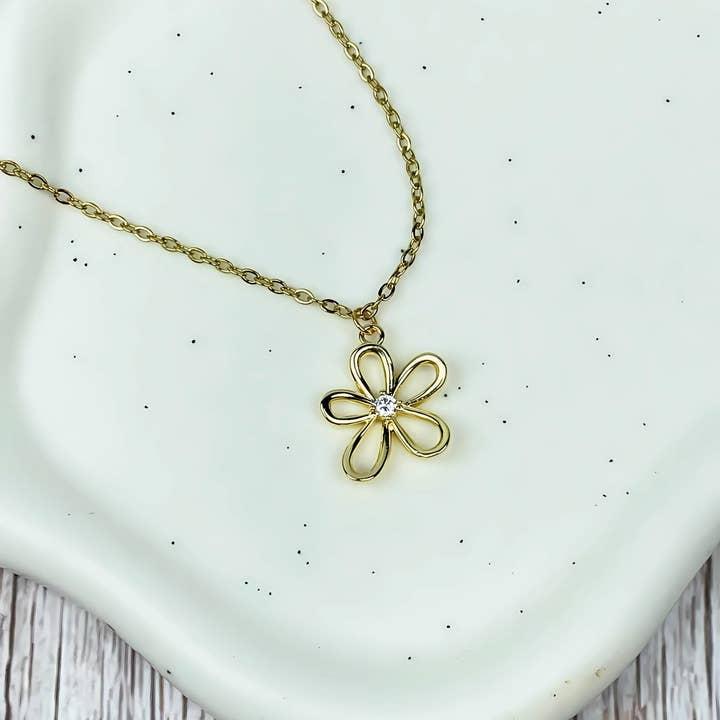 Wild Dogwood Designs - Wholesale Pendant/Charm Necklace - Consider the Wildflowers Charm Necklace | Christian Jewelry