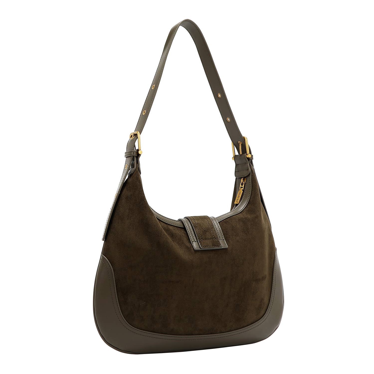 Nicole Lee USA – wholesale Shoulder bag – women's – FLORAL LEAF CRESCENT SHOULDER BAG

7