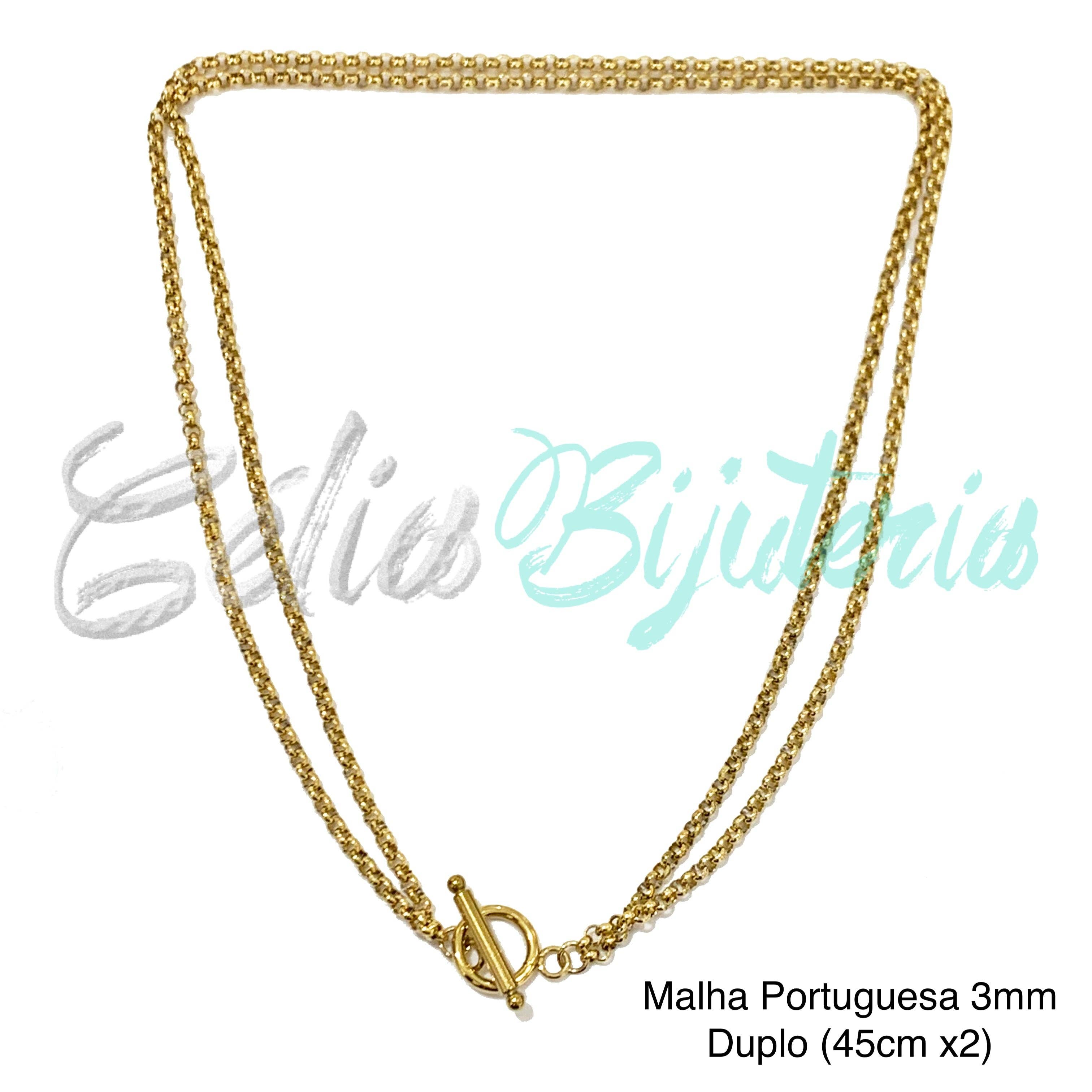 Celli Biju - Wholesale Pendant/Charm Necklace - Steel Medal/Necklace with Mother-of-Pearl1