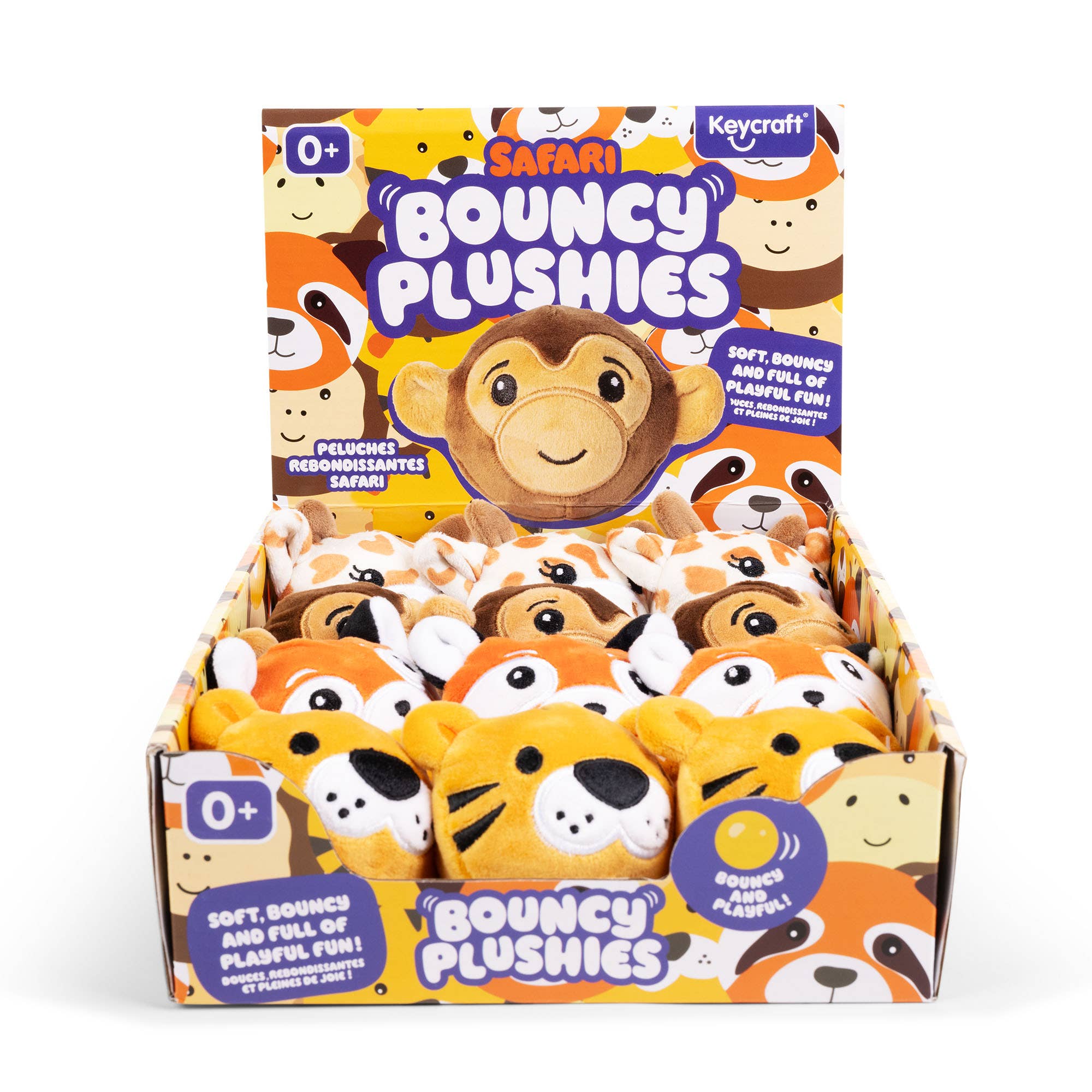 Keycraft - Wholesale Squishy Toy - Kids & Baby - Safari Bouncy Plushies5