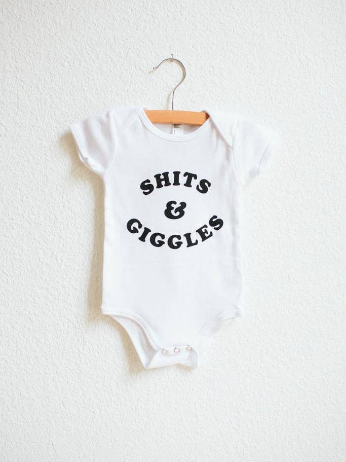 The Bee & The Fox - Wholesale Bodysuit (Non-Footed) - Baby - Shits & Giggles (Onesie)