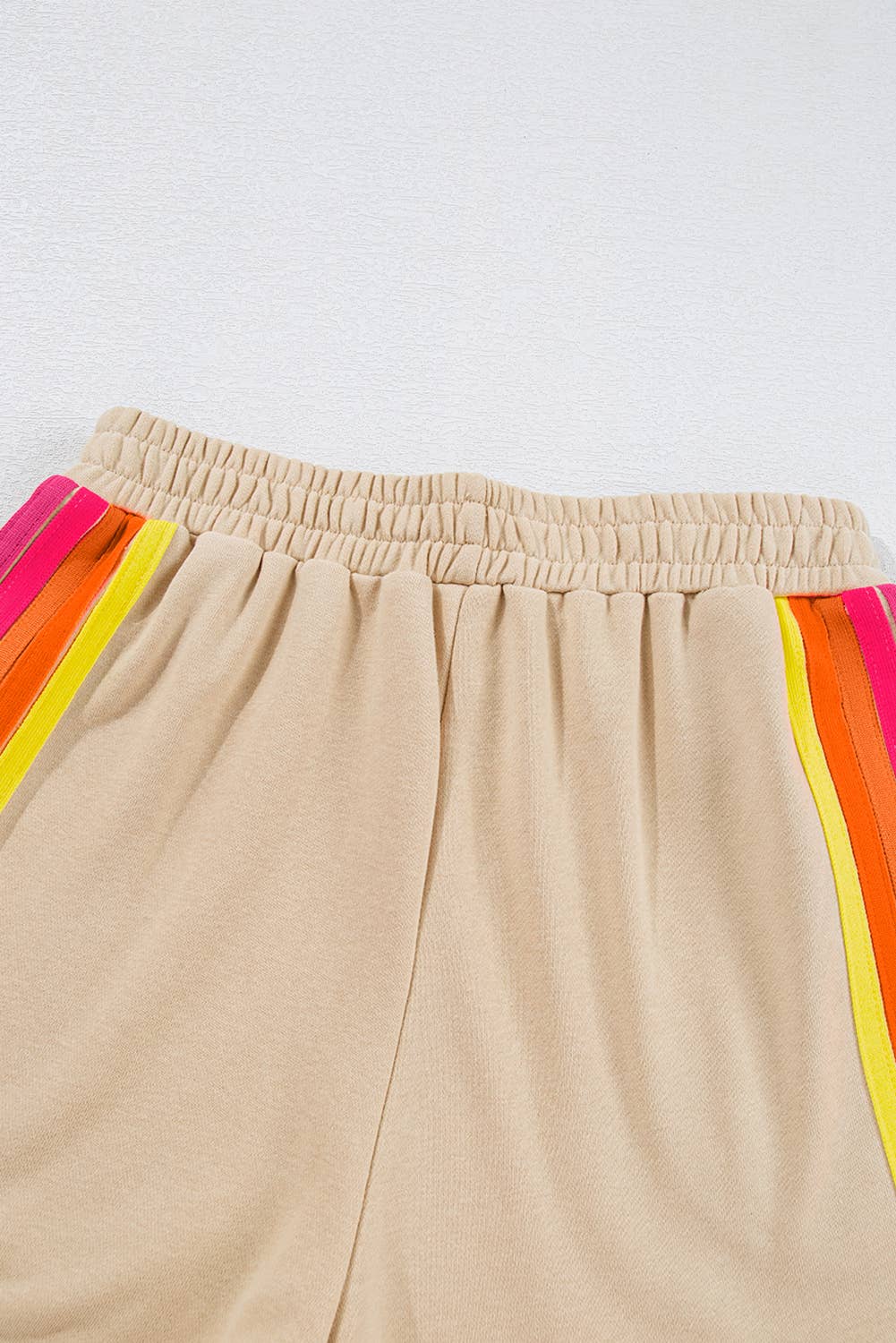 Babs + Birdie - Wholesale Lounge Set - Women's - Kenzie | Stripe Pullover and Shorts Two Piece Casual Set10