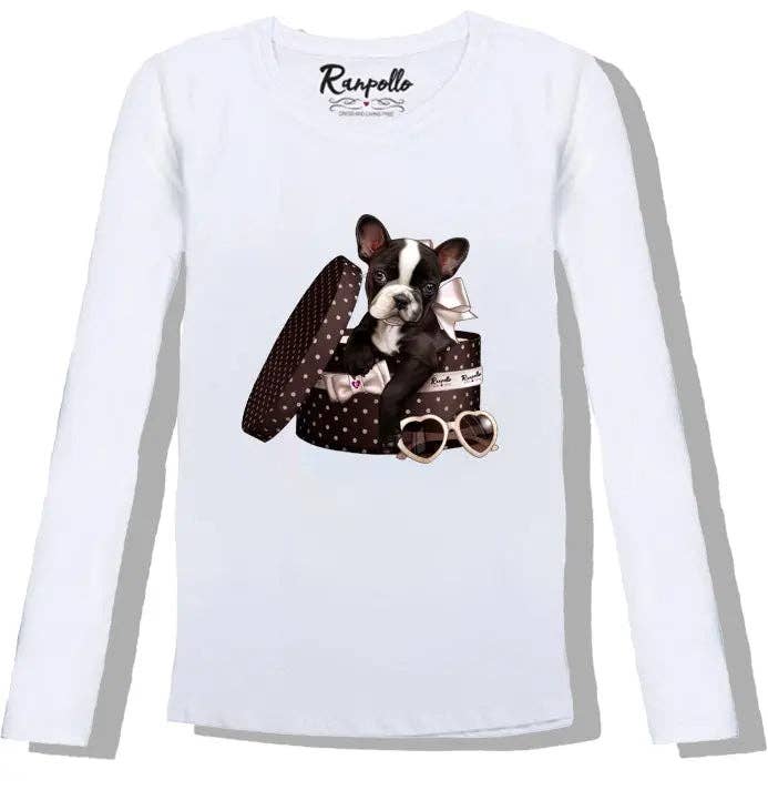 RANPOLLO MILANO - Vente T-shirt sérigraphié – femme - LBROWNDOG0