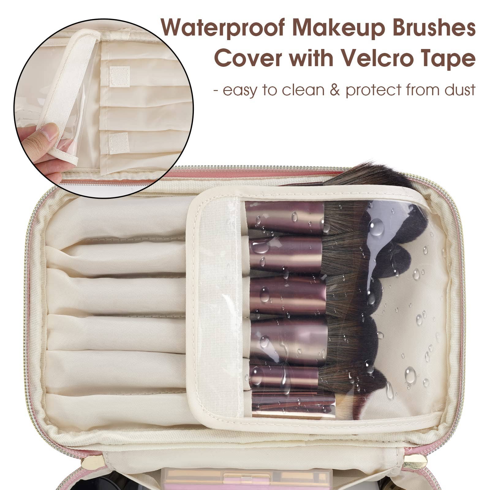 wandf - Wholesale Make-up/cosmetic bag - Vegan Leather Cosmetic Brush Bags Makeup Case 31