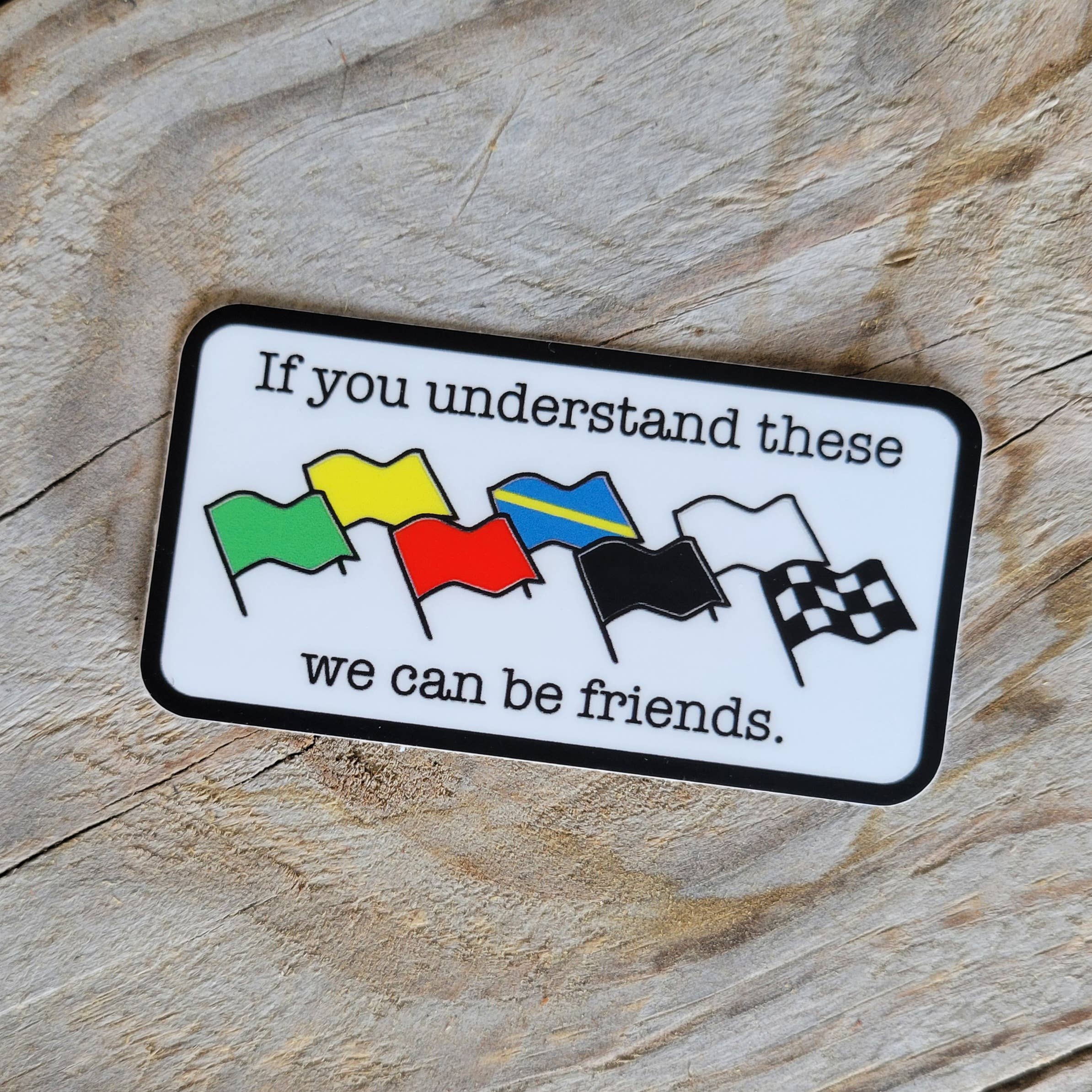 4 Left Turns - Vente Autocollant - Kit de démarrage Racing Stickers avec présentoir4