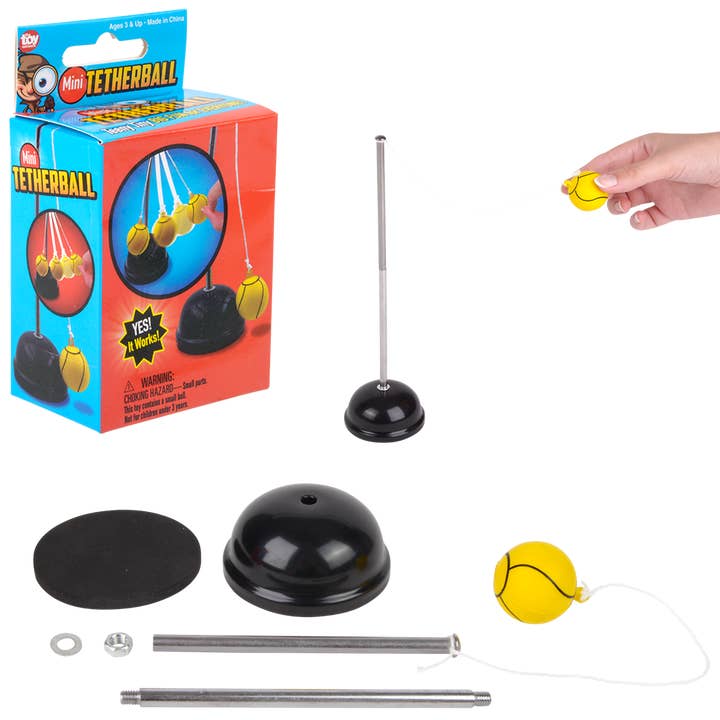 The Toy Network - Wholesale Board Game - (T) MINI TETHERBALL 9.75"5