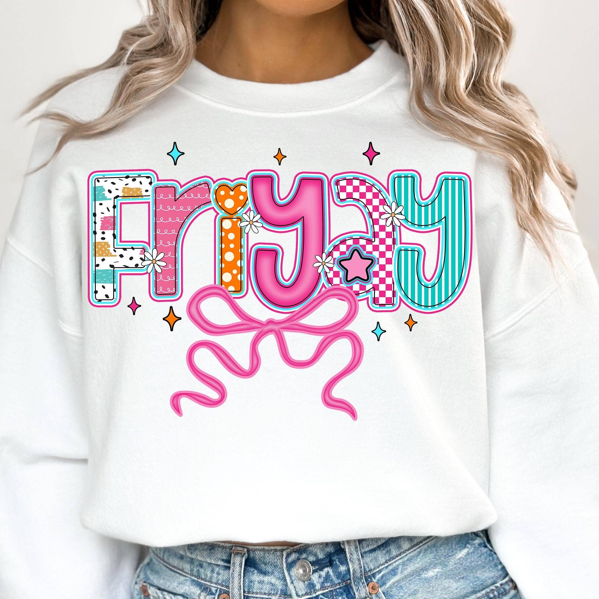 NVC Ecommerce LLC - Wholesale T-Shirt (Graphic) - Women's - Happy Fri-yay Shirt, Funny Friday Weekend Sweatshirt
3