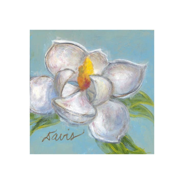 ”Modern Magnolia” Canvas konstreproduktion för wholesale av 318 Art Co.