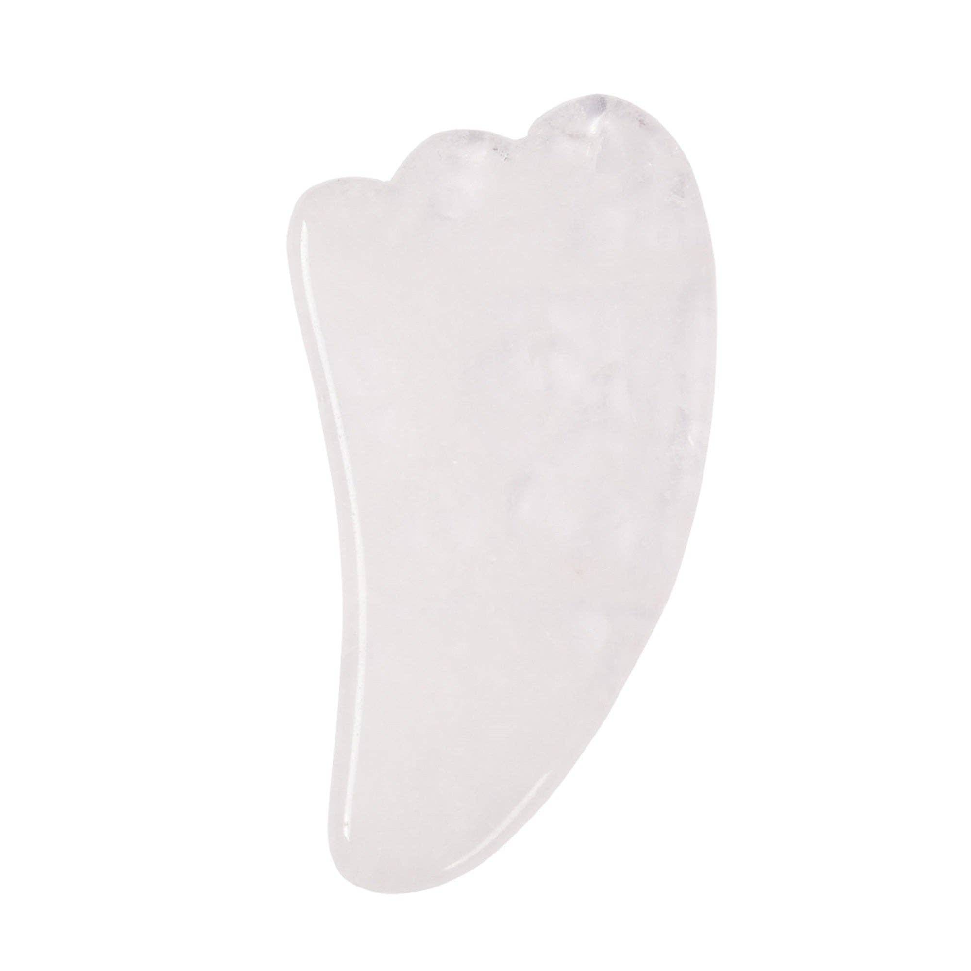 CRCBEADS - Wholesale Gua Sha Tool - Clear Quartz / Rose Quartz Gua Sha Massage Stone Tool Size55x105mm Sold by Piece4