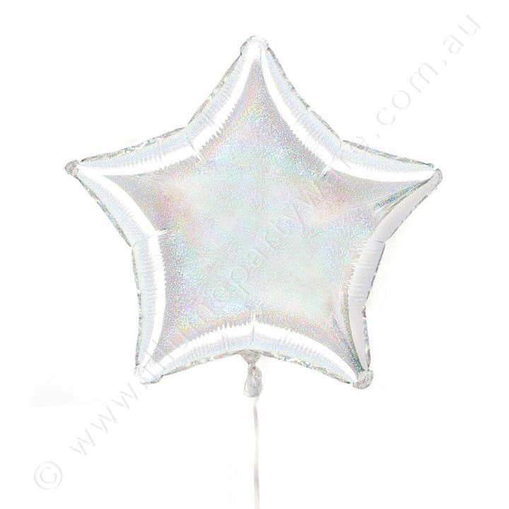 Illume Partyware - Wholesale Balloon - Holographic 19"Foil Star Balloon