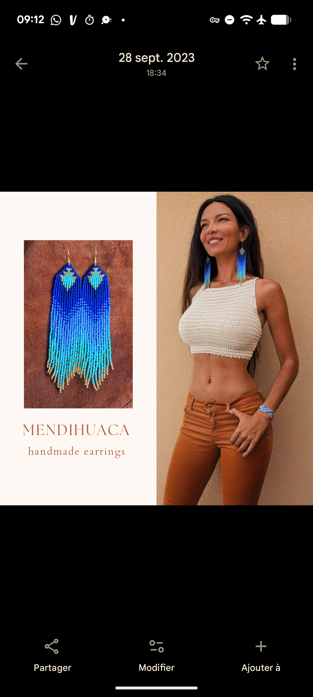 Agua del Río - Wholesale Dangle Earrings - Colombian handmade earrings - MENDIHUACA0