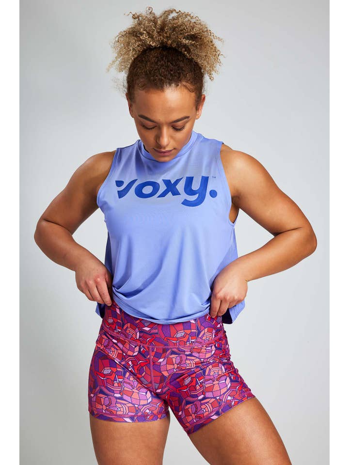 VOXY – wholesale Athletic top – Women′s – Purple Muscle Tank5
