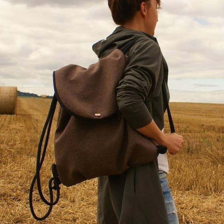 Vegan Backpack Rucksack Bag Sack Plecak / bohemian boho for wholesale by Manufaktura MMS