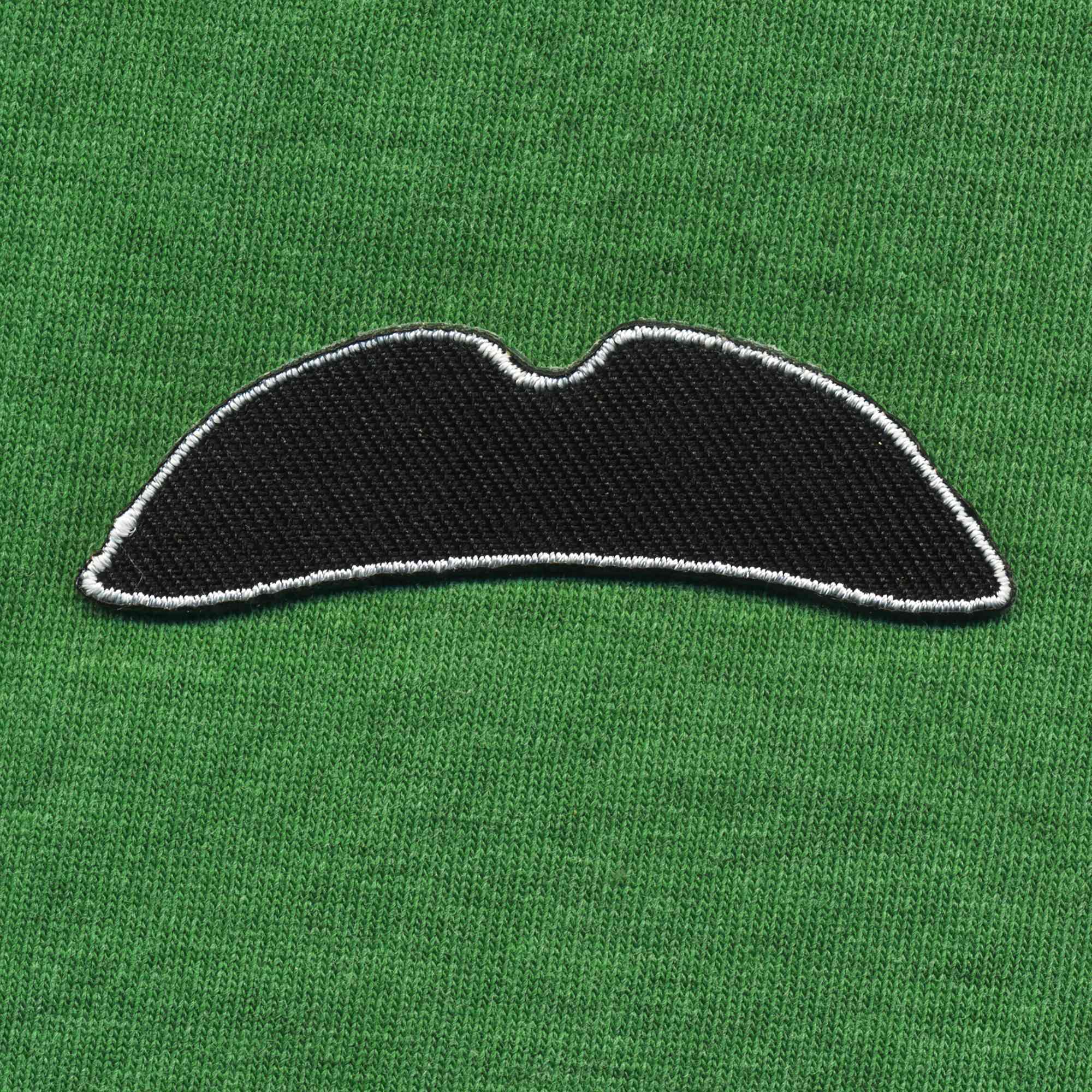 Tribal Trade GmbH - Wholesale Patch - Mustache thick curved mustache sticker patch1