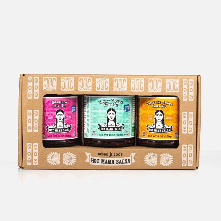 Hot Mama Salsa - Wholesale Hot Sauce - Chili Oil Gift Pack