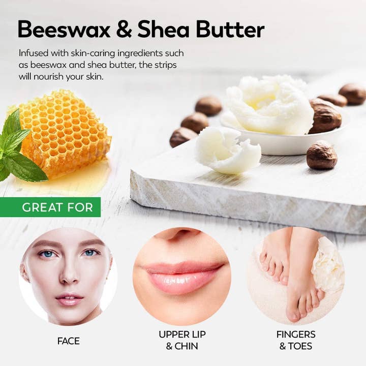 VIAI Beauty - Wholesale Eyebrow Razor/Shaper - SHINEMORE Facial Wax Strips - 40 strips3