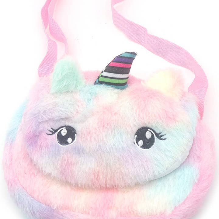 R-A6.2 WA2403-010-1 Plyschväska Enhörning 18x14,5 cm för wholesale av Menga Trading