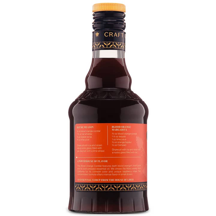Liber & Co. - Wholesale Cocktail Mix/Syrup - Blood Orange Cordial