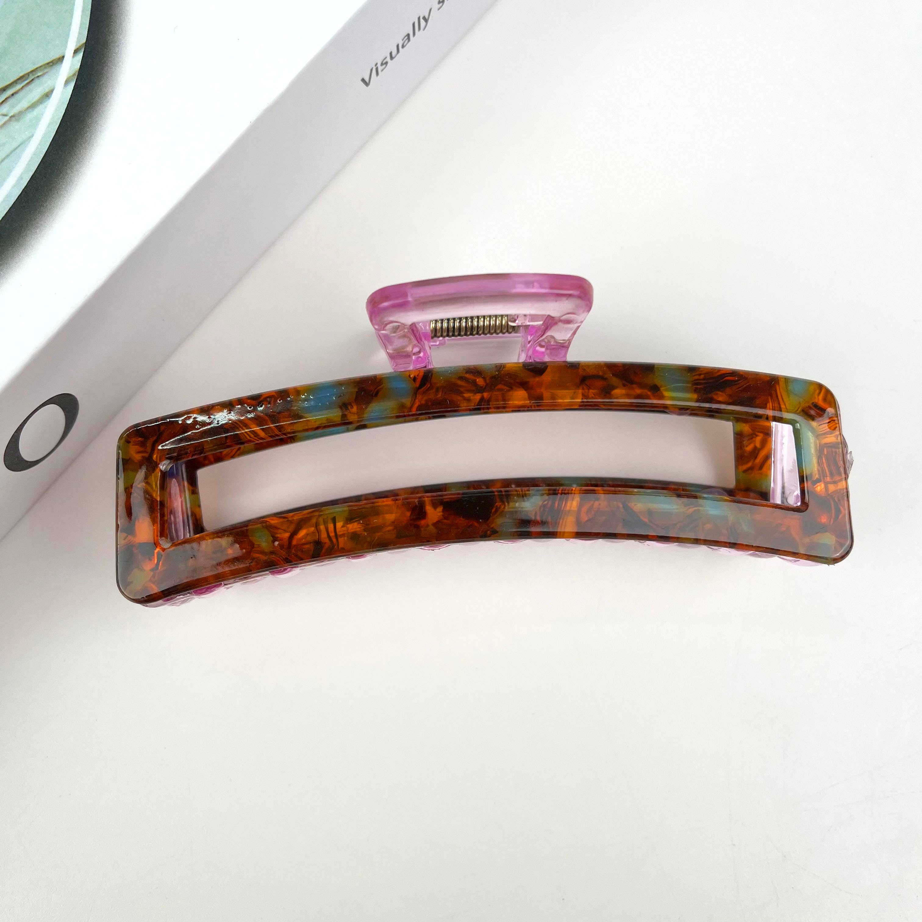 mildstyles - Wholesale Hair Clip - Women's - Checkerboard rectangular hair claw clip4