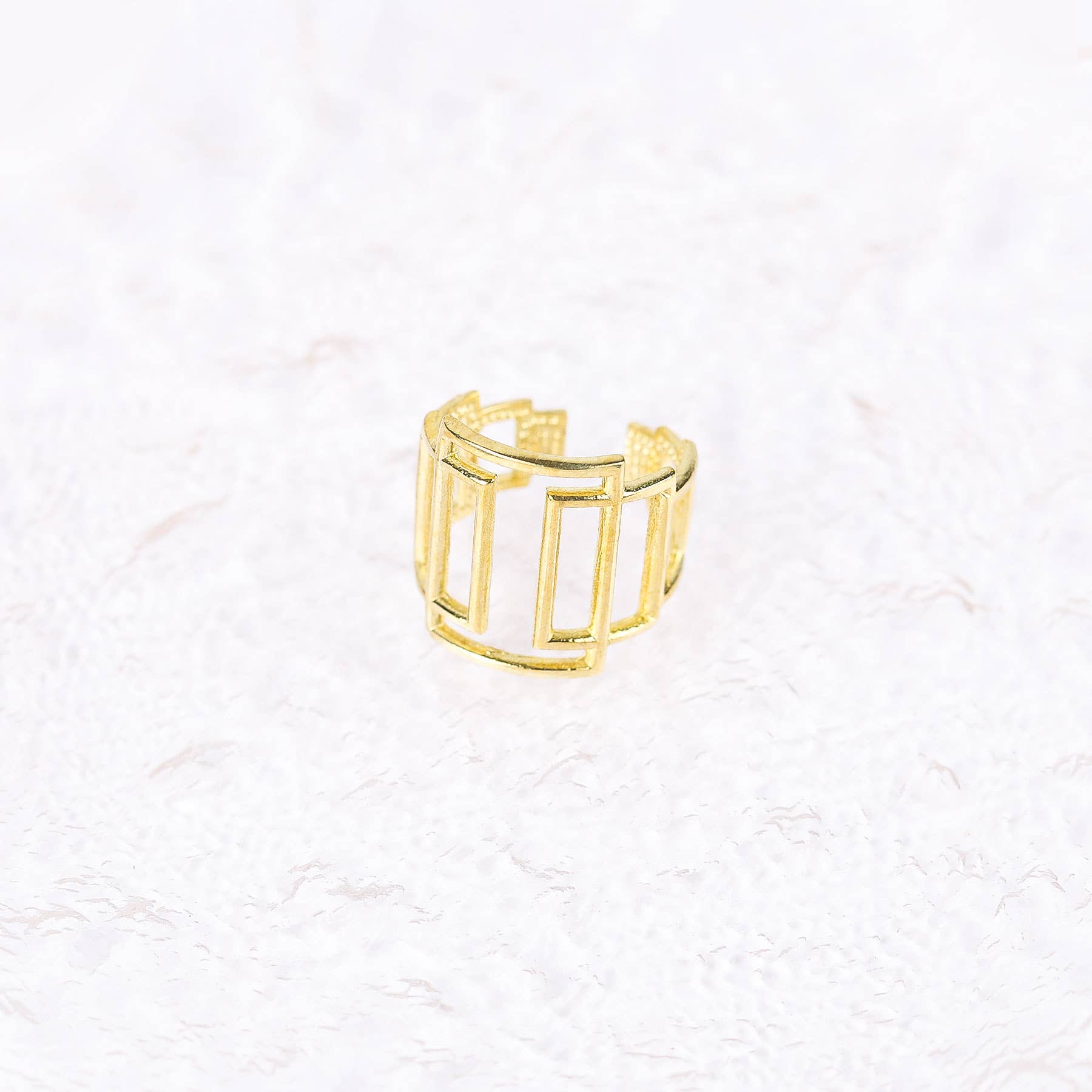 Less is More - Vente Bague de cocktail/de cérémonie - Anneau Miroir1